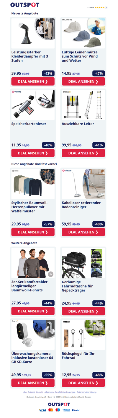 Kleiderdampfer mit schneller Aufheizzeit