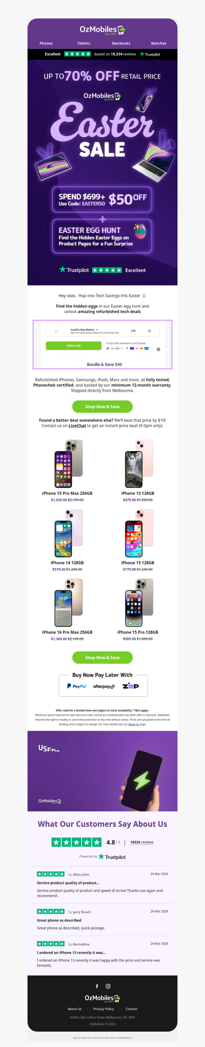 Hop into Tech Savings this Easter 🐰