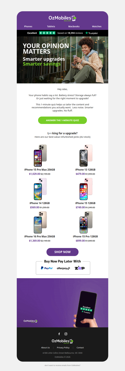 Hey sdas, have a minute? We want your input