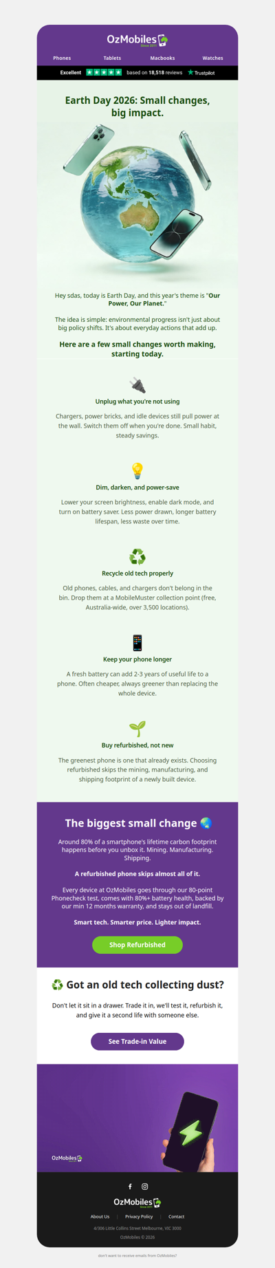 Small changes. Big impact. 🌏