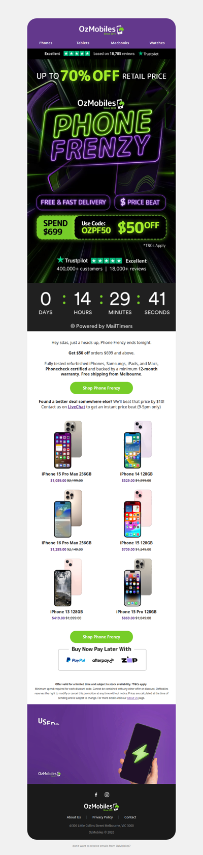 Phone Frenzy Ends Today ⏰
