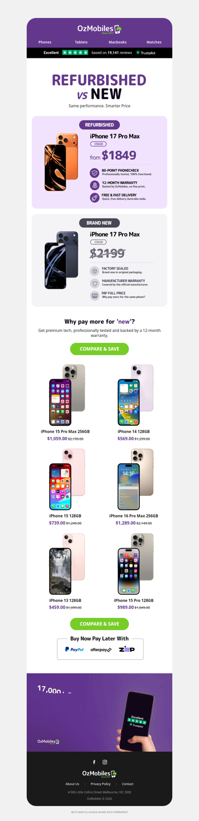 New vs refurbished: here's what you actually save 📱