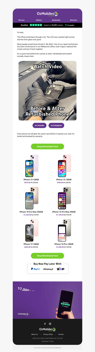 Sneak Peak 👀 Refurbished Phone Before & After