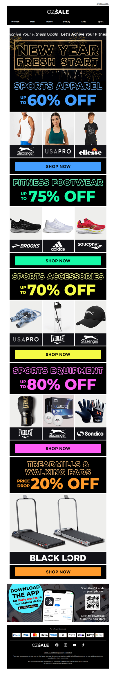 FITNESS SALE! Fashion, Equipment & More Up To 60% Off!