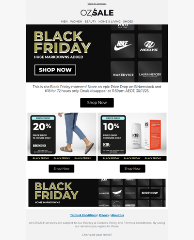 K18 & BIRKENSTOCK: PRICE DROP 🔥🔥🔥