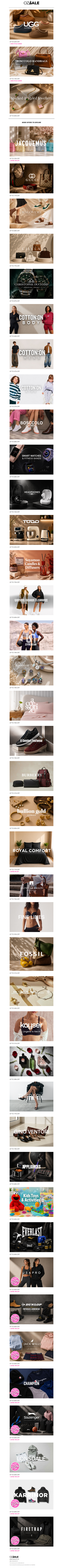 UGG,Bosccolo Bags - New Styles, Stacked & Styled Jewellery, Jacquemus, Gucci, MALOVEMZ, Cilela, Christophe Duchamp, Cotton On & MORE