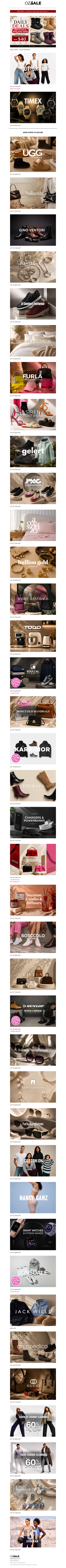 $40 UGG Boots - New Styles, Cotton On - New Styles, TIMEX, Nalandu, Gino Ventori & MORE