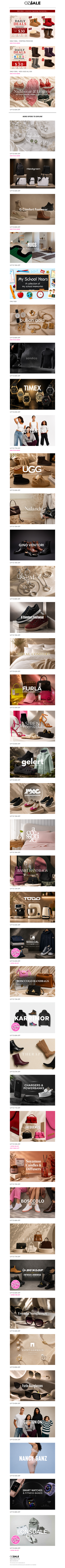UGG Daily Deals - New Styles, Bluebella, Ann Summers, 925 Signature Silver, Hedgren, G Comfort, Sanderson, Bullion Gold  & MORE