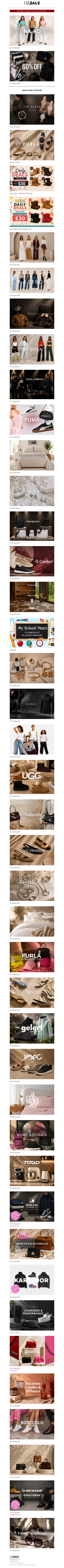 NA-KD, Vans, Berghaus, Dickies, Ted Baker, Furla, UGG Daily Deals - New Styles, Lost In Luna, Madison The Label, Helium Leatherwear,  BY.DYLN, Dolce & Gabbana MORE