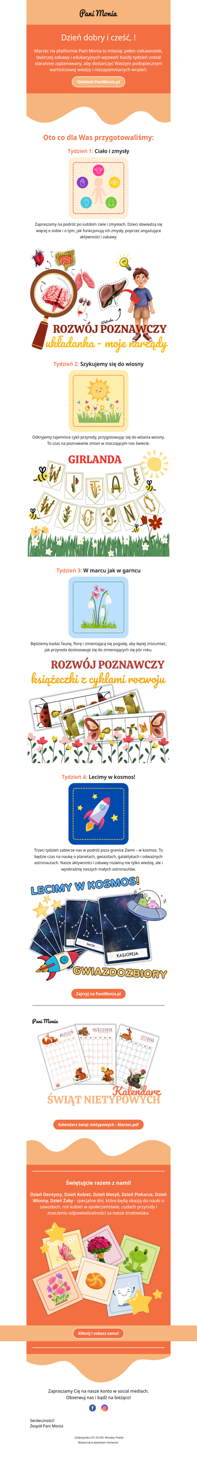 🔔Cześć, ! Wspaniałości na marzec czekają na Ciebie na PaniMonia.pl!