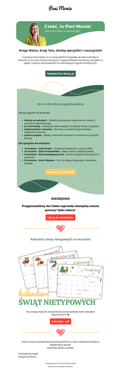 🍁Cześć, ! Nowe materiały na wrzesień już dostępne!