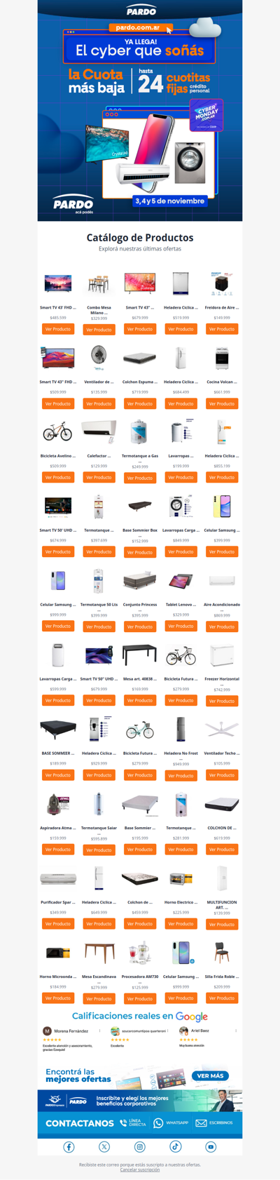 ¡LLEGA EL CYBER YAAA! 🤯 Solo quedan horas. Hasta 24 cuotitas Pardo te esperan ⏳