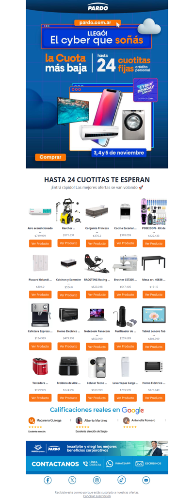 ⏰ Arrancá el día aprovechando el final del Cyber 💥 Descuentos que no se repiten 😱