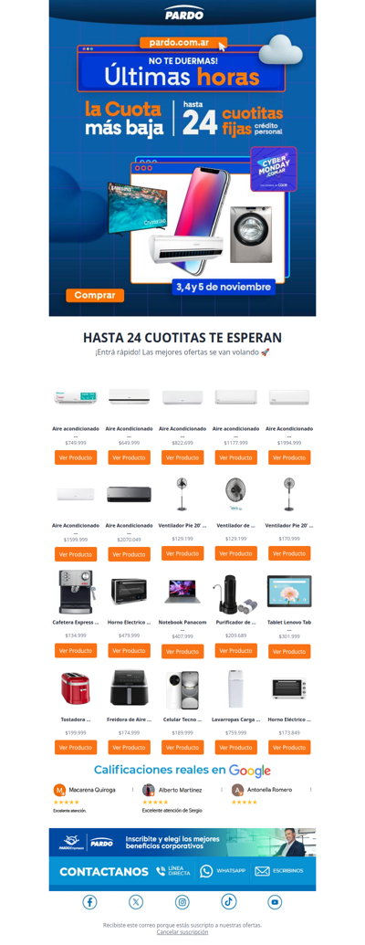 🔥 Última chance, último click, última noche 💙 ¡Estas cuotas no se van a volver a repetir! 😭