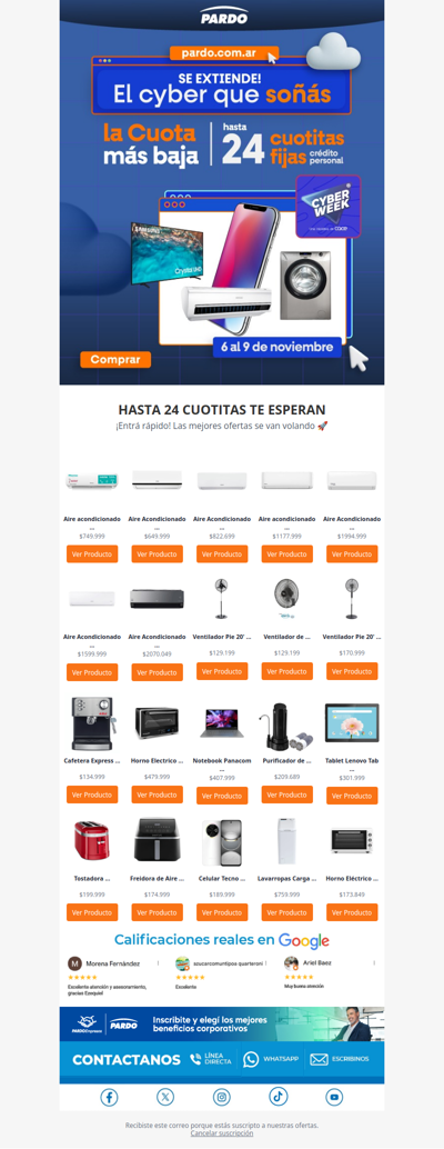 😴 No lo soñaste: el Cyber se extiende hasta el 9/11 🚨 ¡Aprovechalo!