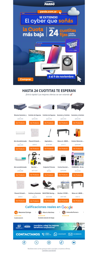 😱 ¡Te vas a arrepentir mañana! El Cyber se termina HOY 💥