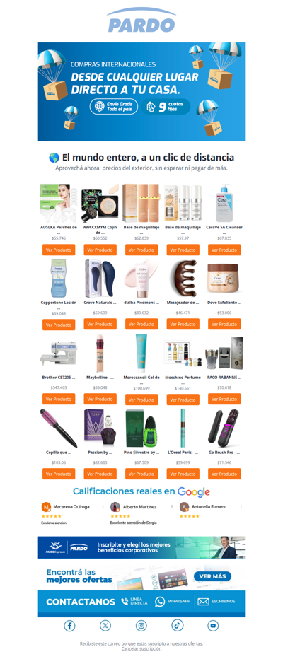 🌎 Comprá eso que soñás con Pardo Internacional. 😎 ¡Fácil, seguro y sin vueltas!