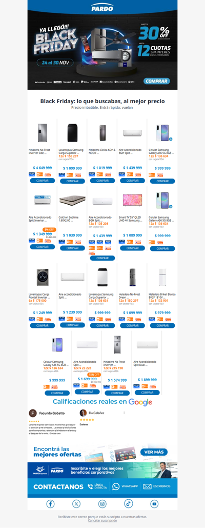 🔥 Últimos días de Black Friday! Entrá YA o después no hay vuelta atrás ⏳