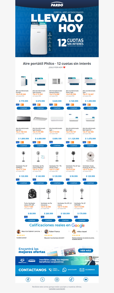 🔥 12 cuotas sin interés en Aire Portátil - Lo instalas vos en 5 minutos