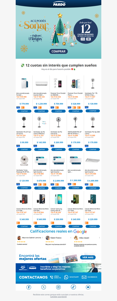 🥵 12 cuotas sin interés de $65.000 en tu aire. Spoiler: no es lo único 👀