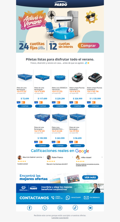 😎 El secreto de un verano feliz 💦 Últimos disponibles