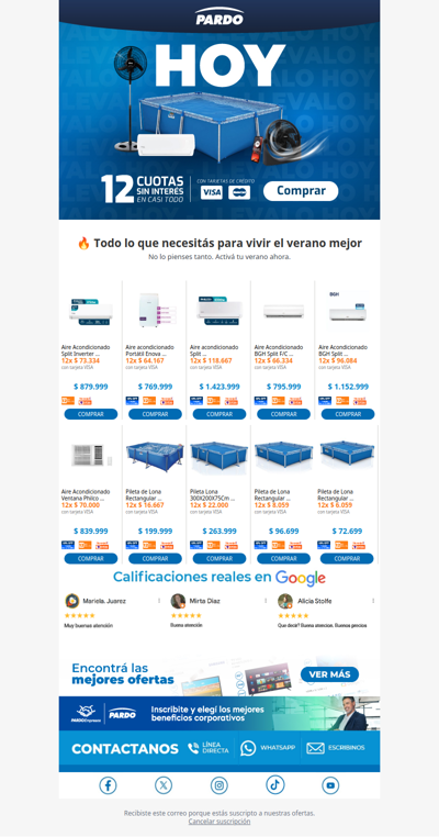 Es hoy 😳 12 cuotas sin interés en CASI TODO