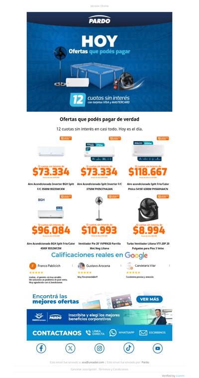 ¡HOY comprás si o si! | 12 cuotas sin interés en casi todo 🛍️