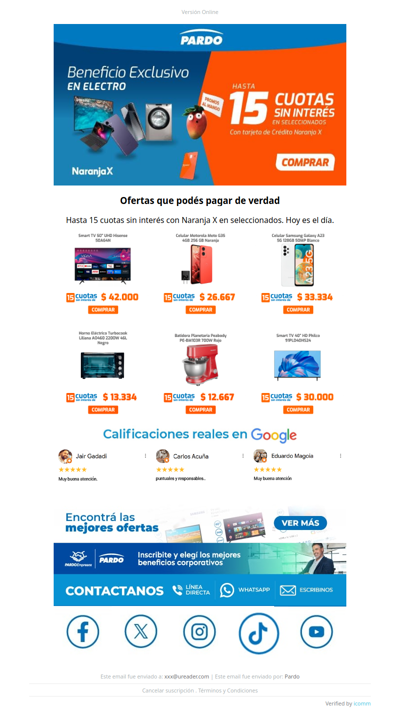 ¡Promo al Mango! SOLO PARA VOS: Hasta 15 cuotas sin interés 🍊✨