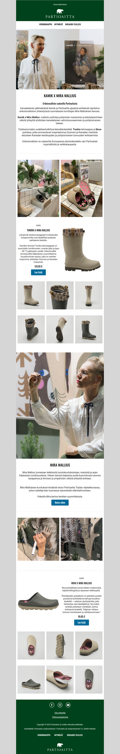 Kamik X Mira Mallius