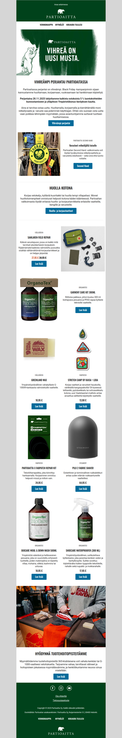 Vihreä on uusi musta