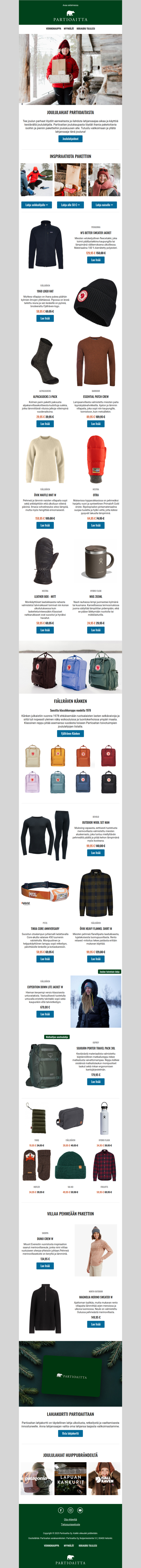 Joulun parhaat lahjat