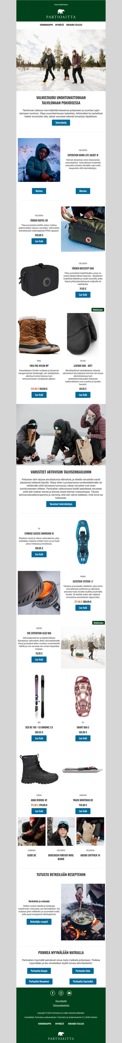 Unohtumaton talviloma pohjoisessa