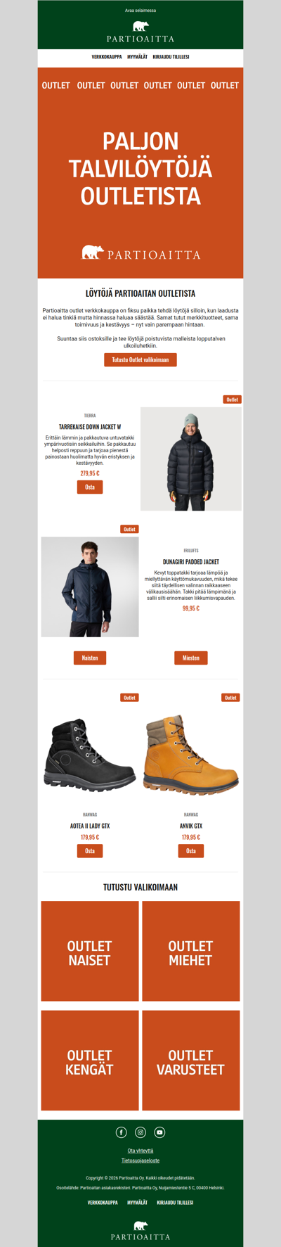 Löytöjä Outletista