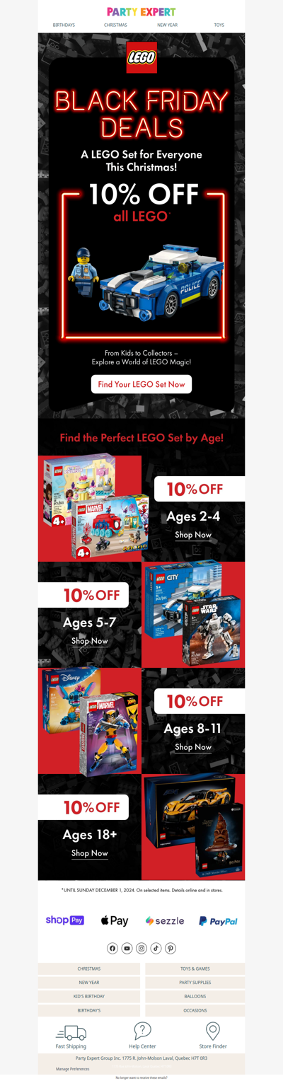 🧱 Black Friday: All Lego On Sale!