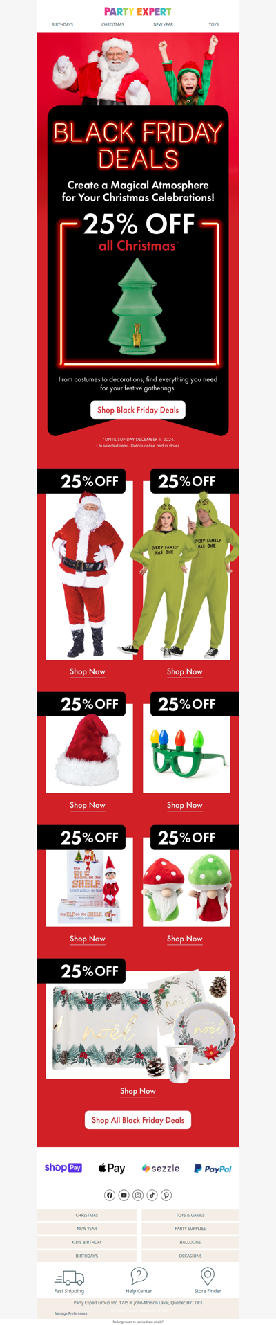 🎅 25% OFF Christmas