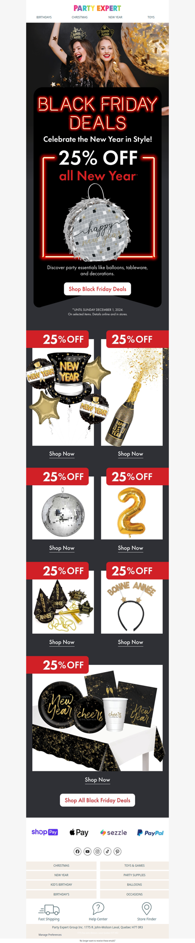 🎅 25% OFF New Year