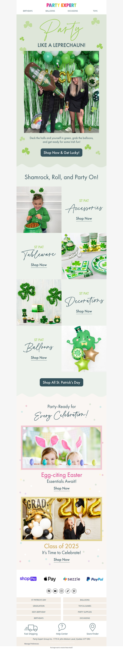 🍀 Your Lucky Day: St. Pat Must-Haves Inside!