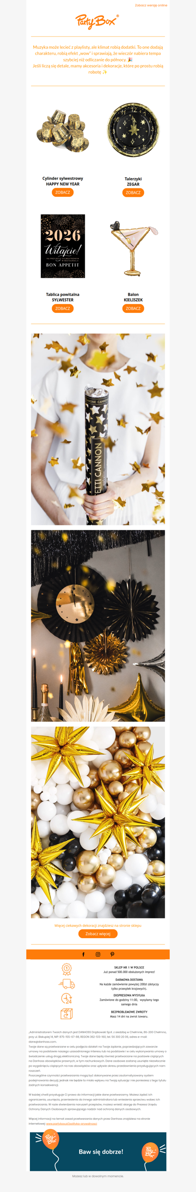 Ten mail może uratować Twój Sylwester! 🎆