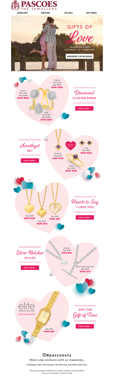 Gifts of Love from Pascoes 💞