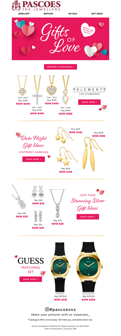 Get your Valentine's Gift in Time!