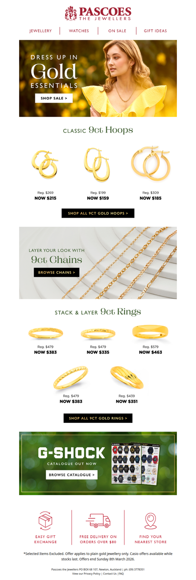 9ct Gold Essentials