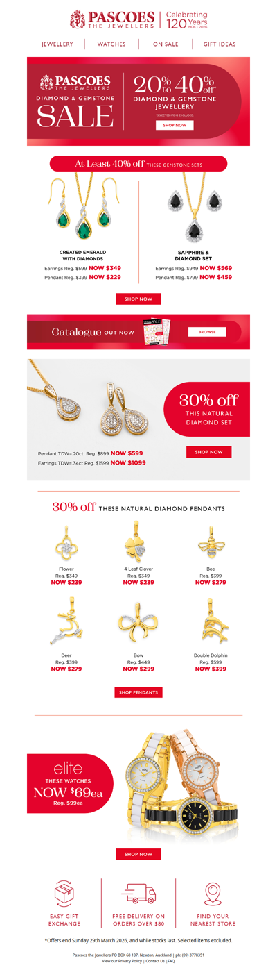 Sparkling Savings on now at Pascoes!