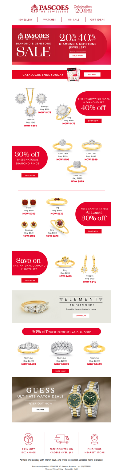 Last Days of our Diamond & Gemstone Sale!