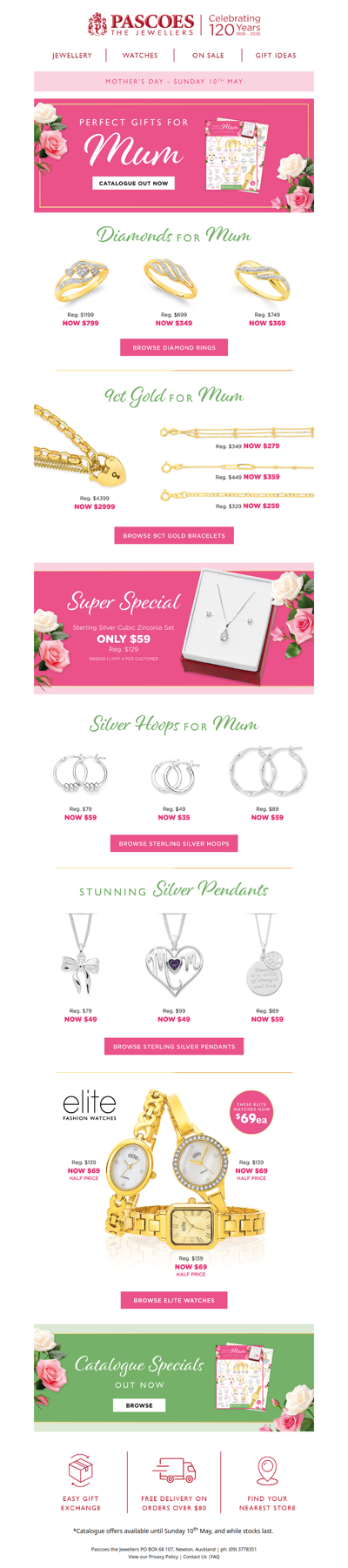 Mother's Day gifting is made easy with Pascoes