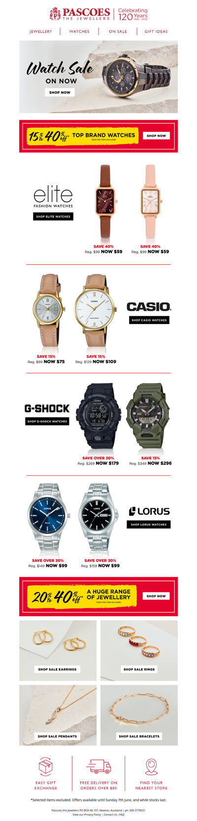 Shop Our Mega Sale on Watches