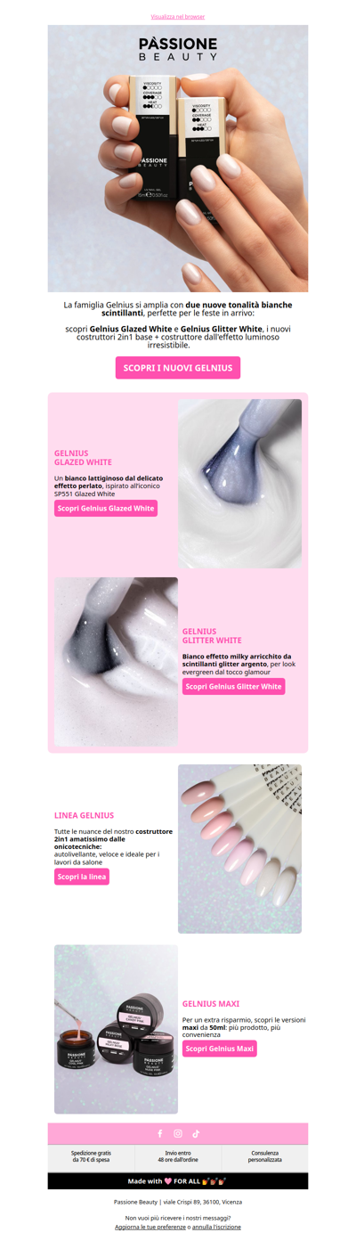 COSTRUTTORI | Scopri i due nuovi Gelnius bianchi✨