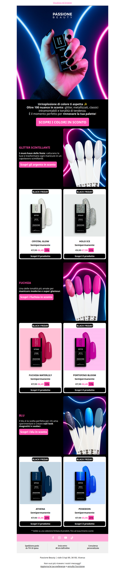 BLACK FRIDAY 🖤 Colori a prezzi wow