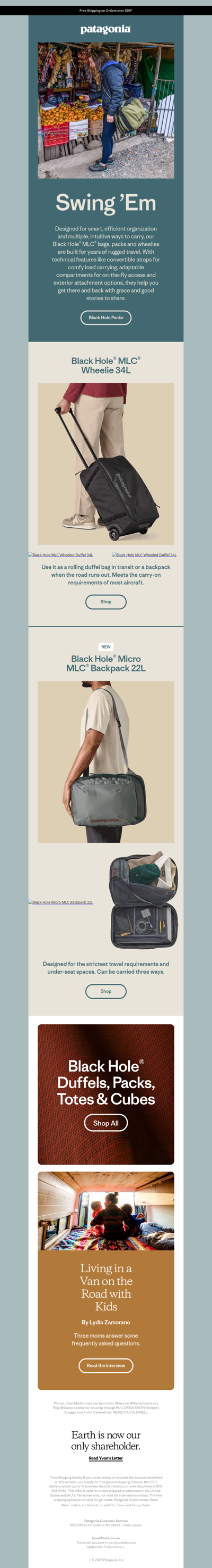 Travel like a pro: Black Hole MLC bags