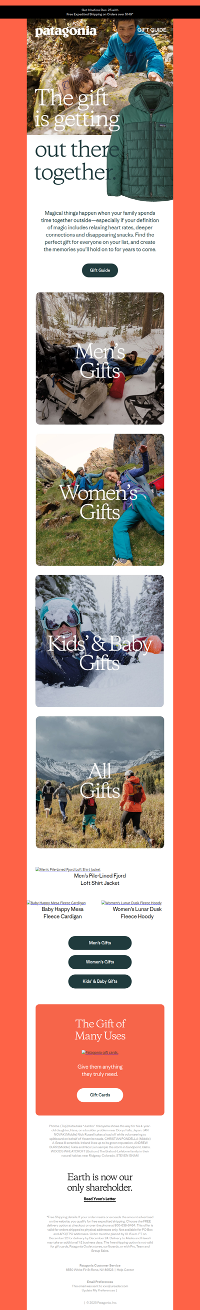 Gifts for the whole family