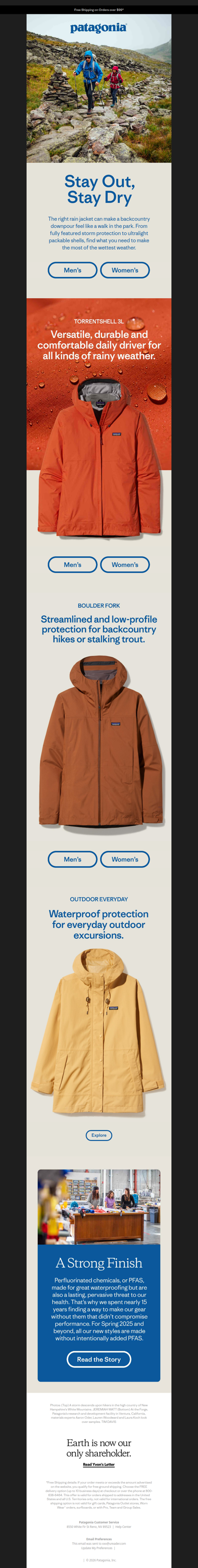 Rain jackets that leave no excuses